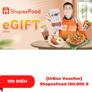 [UrBox Voucher] ShopeeFood 100.000 đ